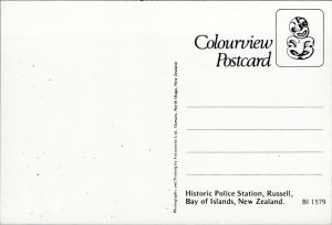 postcard New Zealand - Historic Police Station, Russell, Bay of Islands