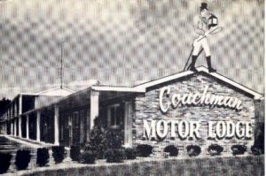 Coachman Motor Lodge - Elyria, Ohio OH Postcard