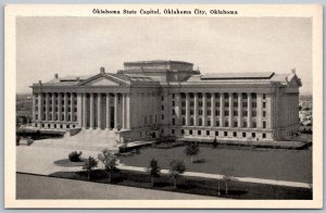 Oklahoma City Oklahoma 1940s Postcard Oklahoma State Capitol