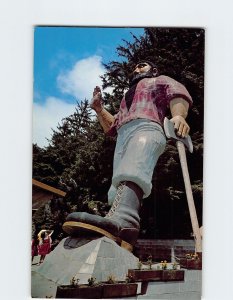 Postcard Paul Bunyan, Trees Of Mystery, Klamath, California