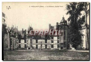 Old Postcard Meillant Cher Chateau North Facade