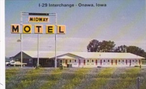 Iowa Onawa The Midway Motel I-29 Interchange