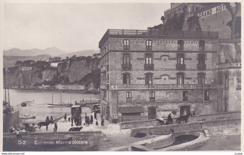 RP; SORRENTO, Campania, Italy, 1910-1920's; Marina Piccola
