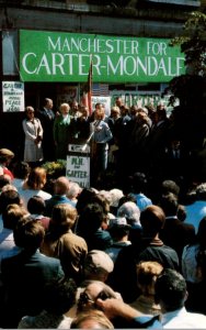 New Hampshire Manchester First Lady Rosalynn Carter Speaking For President Ca...