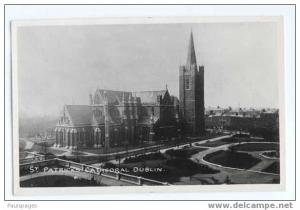 RPPC  of St. Patricks Cathedral, Dublin, Ireland.