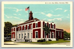 Vintage Ohio Postcard - US Post Office   Ravenna