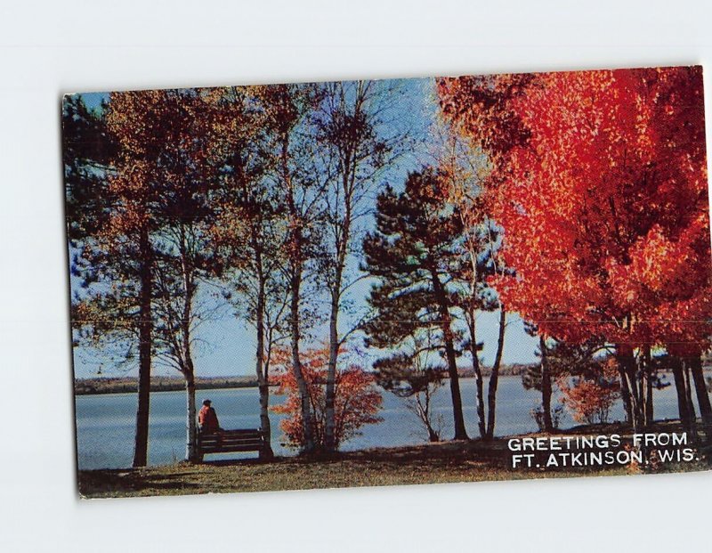 Postcard Greetings From Fort Atkinson Wisconsin USA