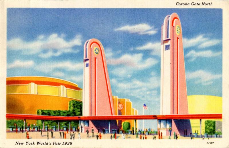 NY - New York World's Fair, 1939. Corona Gate North