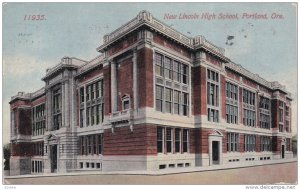 High School , PORTLAND , Oregon , PU-1914