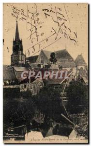 Old Postcard Bernay L & # 39Eglise Notre Dame de la Couture south coast