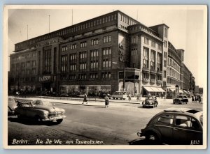 Berlin Germany Postcard Kaufhaus des Westens 1959 Vintage Posted RPPC Photo