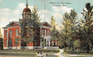 ROCHESTER, MN Minnesota  OLMSTED COUNTY COURT HOUSE  Courthouse  1910 Postcard