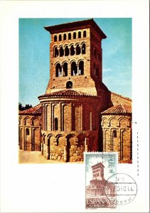 CONTINENTAL SIZE POSTCARD ANO SANTO COMPOSTELANO 1971 SAHAGUN SPAIN