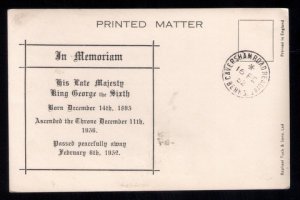 1952 Great Britain Sc #239 Funeral Procession /King George VI Sta...