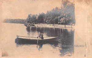 Man on Boat in Bridgeton, New Jersey