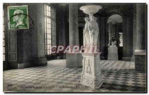 Old Postcard the Malmaison Chateau le Foyer
