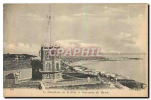 Old Postcard Sainte Adresse the Semaphore of Heve and Le Havre panorama