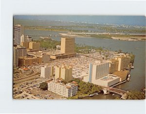 Postcard Aerial view of Miami, The Magic City, Miami, Florida