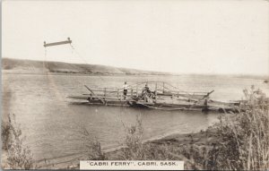 Cabri Ferry Cabri Saskatchewan SK Sask Real Photo Postcard H8