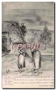 Postcard Old Colere Kindergarten Humor Illustrator Folklore