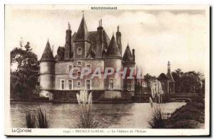 Postcard Old Bourbonnais Neuilly Real Chateau de Sluys