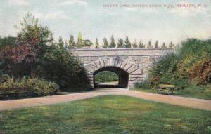 New Jersey Newark Branch Brook Park Lovers Lane 1907