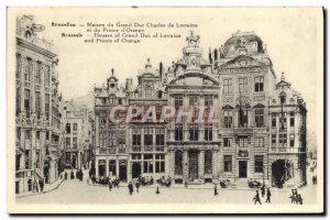 Old Postcard Brussels Maison Du Grand Duke Charles De Lorraine