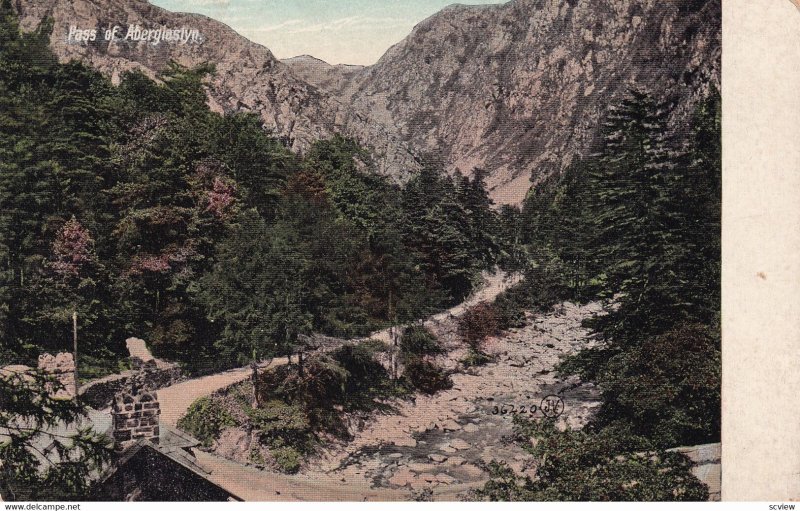 WALES, PU-1909; Pass Of Aberglaslyn