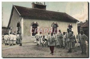 Postcard Old Army Barracks soup