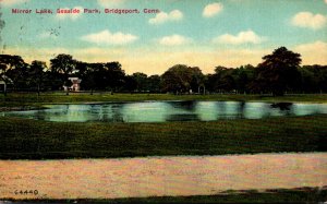 Connecticut Bridgeport Seaside Park Mirror Lake 1912