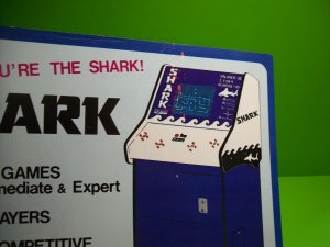 Shark Arcade FLYER 1975 Original Video Arcade Game Flyer Artwork Jaws Vintage