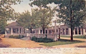 MILWAUKEE WISCONSIN-LAKE PARK REFECTORY-V O HAMMOND PUBL #816 PUBL POSTCARD 1906