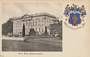 Rickmansworth Hertfordshire England-Moor Park~C W Faulkner Heraldry Postcard