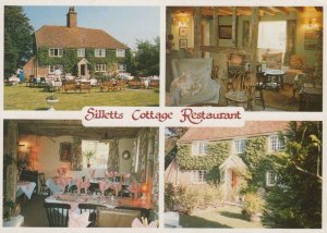 Sussex Postcard - Silletts Cottage Restaurant, Church Farm, Selmeston RR9204