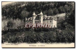 Postcard Old Chateau Thones