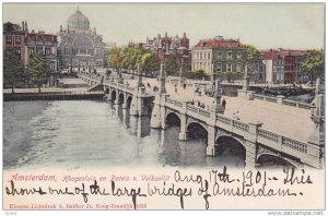 Amsterdam , Netherlands , 1901 ; Hoogesluis en Paleis v. Volksvlijt