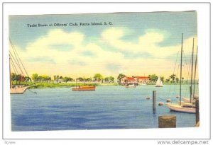 Yacht Basin at Officer's Club, Parris Island, South Carolina, 30-40s