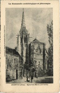 CPA ARGENTAN-Eglise Saint Martin (29973)