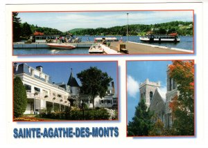 Large 5 X 7 Postcard, Sainte-Agathe-Des-Monts, Quebec,