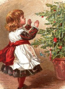 1870s Victorian Trade Cards Christmas Scenes Set Of 8 P160