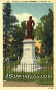 Stonewall Jackson Monument - Lexington, Virginia