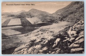 Altus Oklahoma OK Postcard Mountain Scenery Exterior View c1917 Vintage Antique