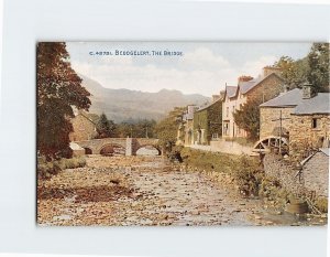 Postcard The Bridge Beddgelert Wales