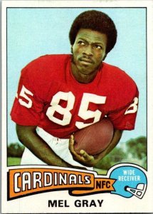 1975 Topps Football Card St Louis Cardinals Mel Gray Wide Receiver sk4959