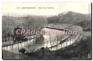 Old Postcard view Chateaulin Alder