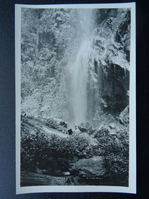 Trinidad & Tobago MARACAS WATERFALL - Old RP Postcard