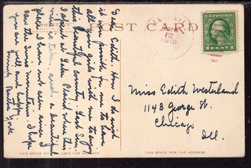 Lake Placid and Mirror Lake,Adirondacks,NY BIN