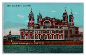 Ellis Island New York NY UNP DB Postcard O15