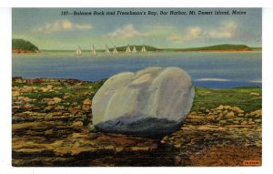 ME - Bar Harbor. Balance Rock & Frenchman's Bay
