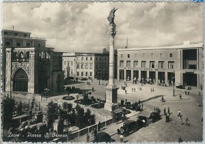 60660 - vintage postcard - LECCE Citta': PIAZZA S. ORONZO 1953-